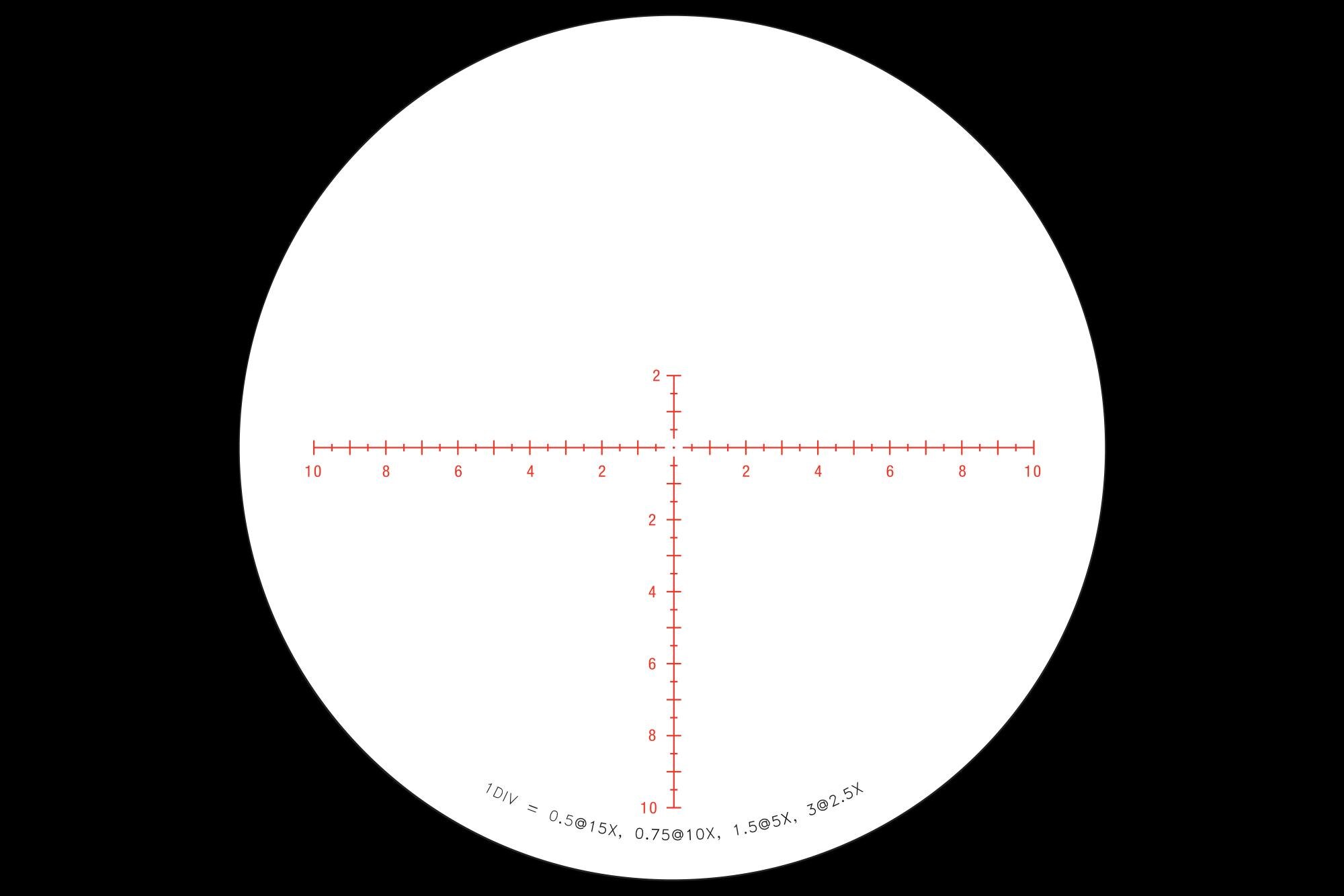 Trijicon Tenmile HX 318x50 Rifle Scope MRAD Center Dot Red/Green Reticle Satin Black